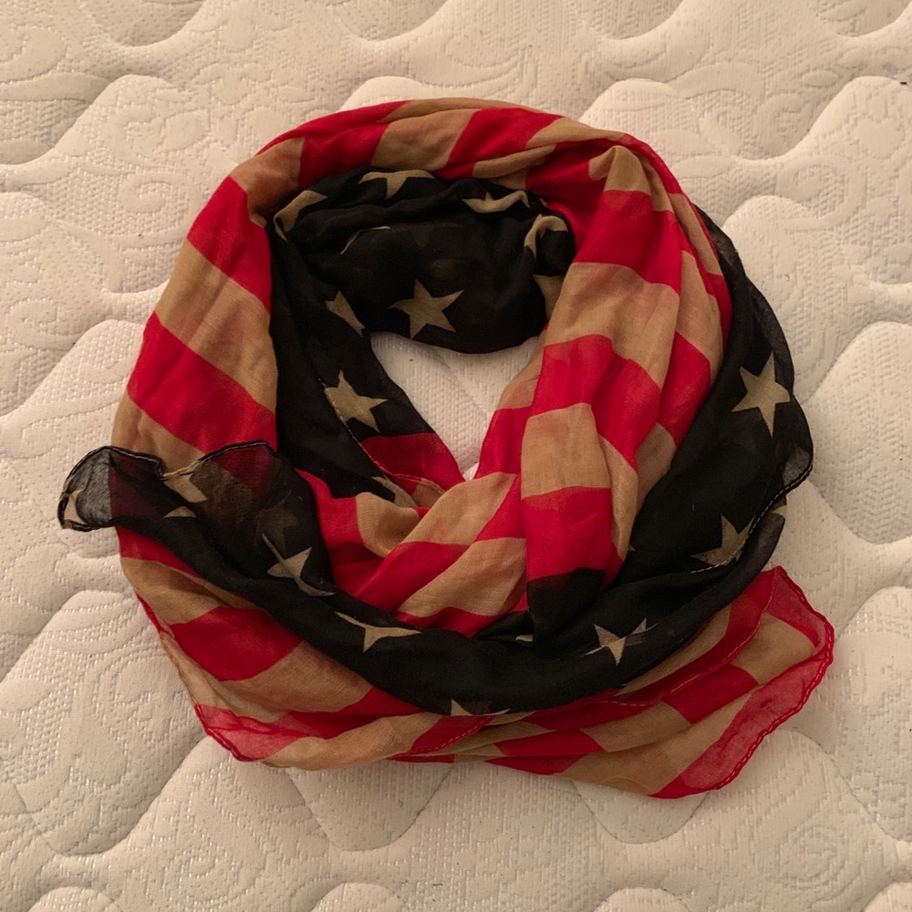 American Flag scarf